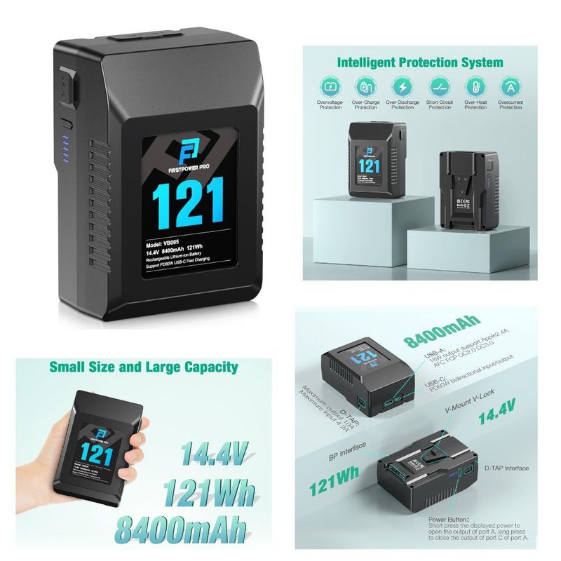 GENERICO - Batería V Mount 121Wh FirstPower