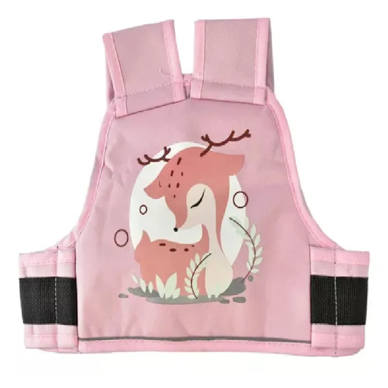 MUNDO BEBE - Chaleco Niña Bebe Moto Arnés Seguridad ROSA