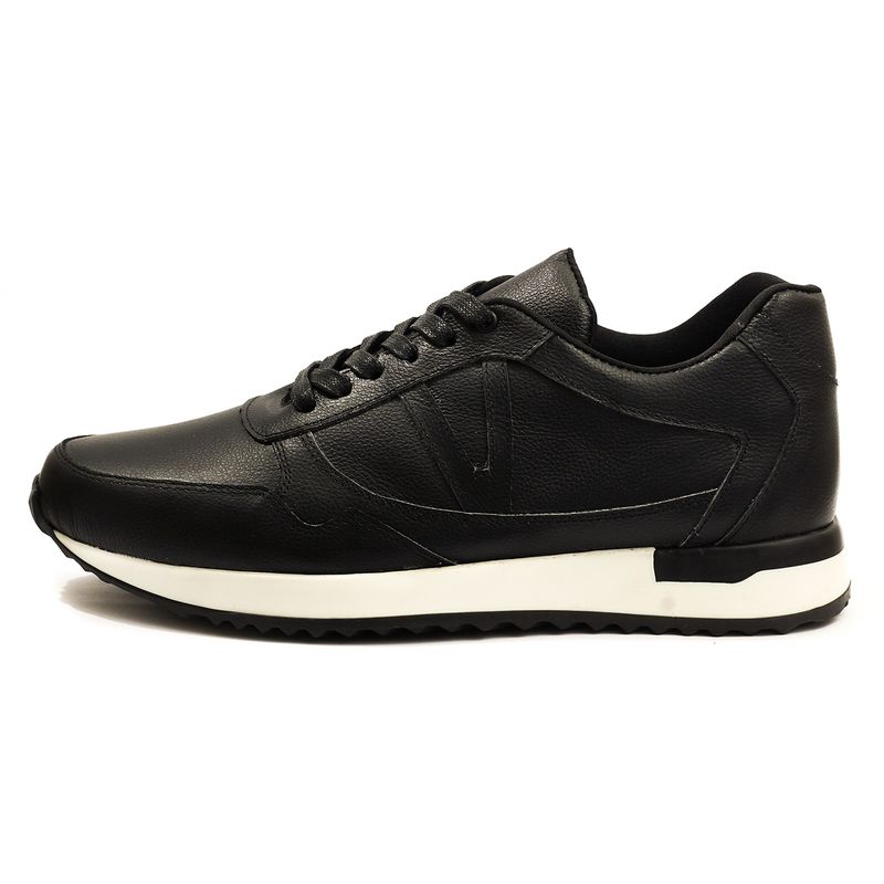 VIAR - Tenis en Cuero Para Hombre VIAR Freddy Negro