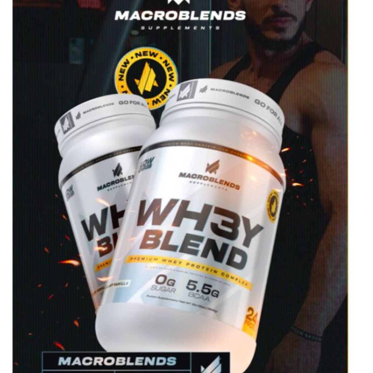 GENERICO - proteina whey blend macroblends