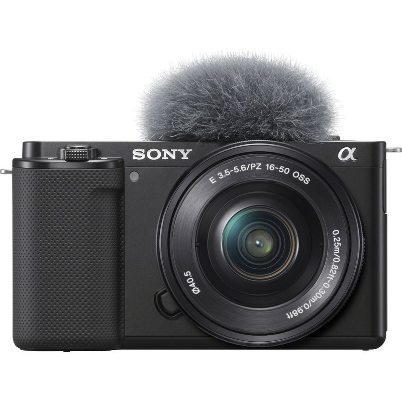 SONY - Sony ZV-E10 4K Lente 16-50mm f35-56 Memoria 64Gb de 100MbsBolso