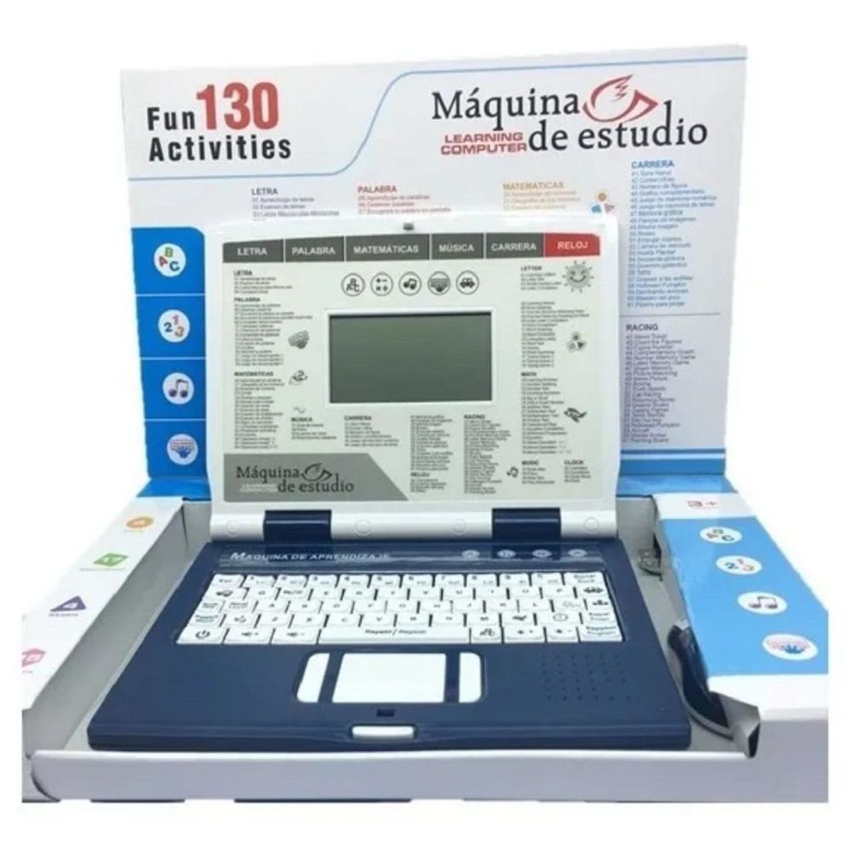 GENERICO - Computador Didáctico Para Niños Juguete 130 Funciones
