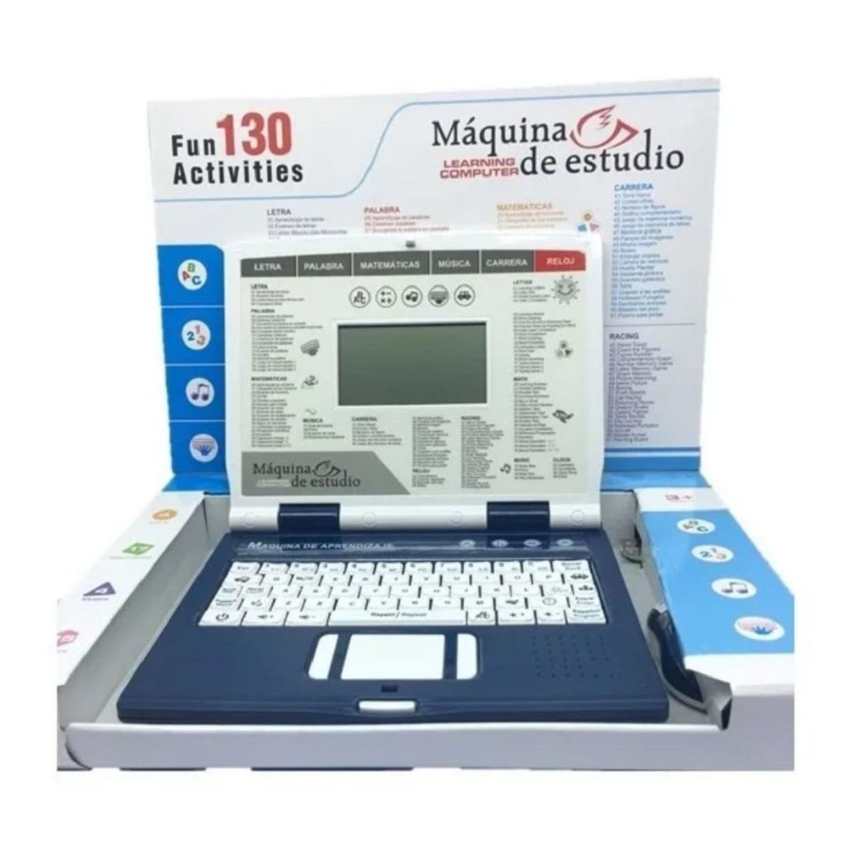 GENERICO - Computador Didáctico Para Niños Juguete 130 Funciones