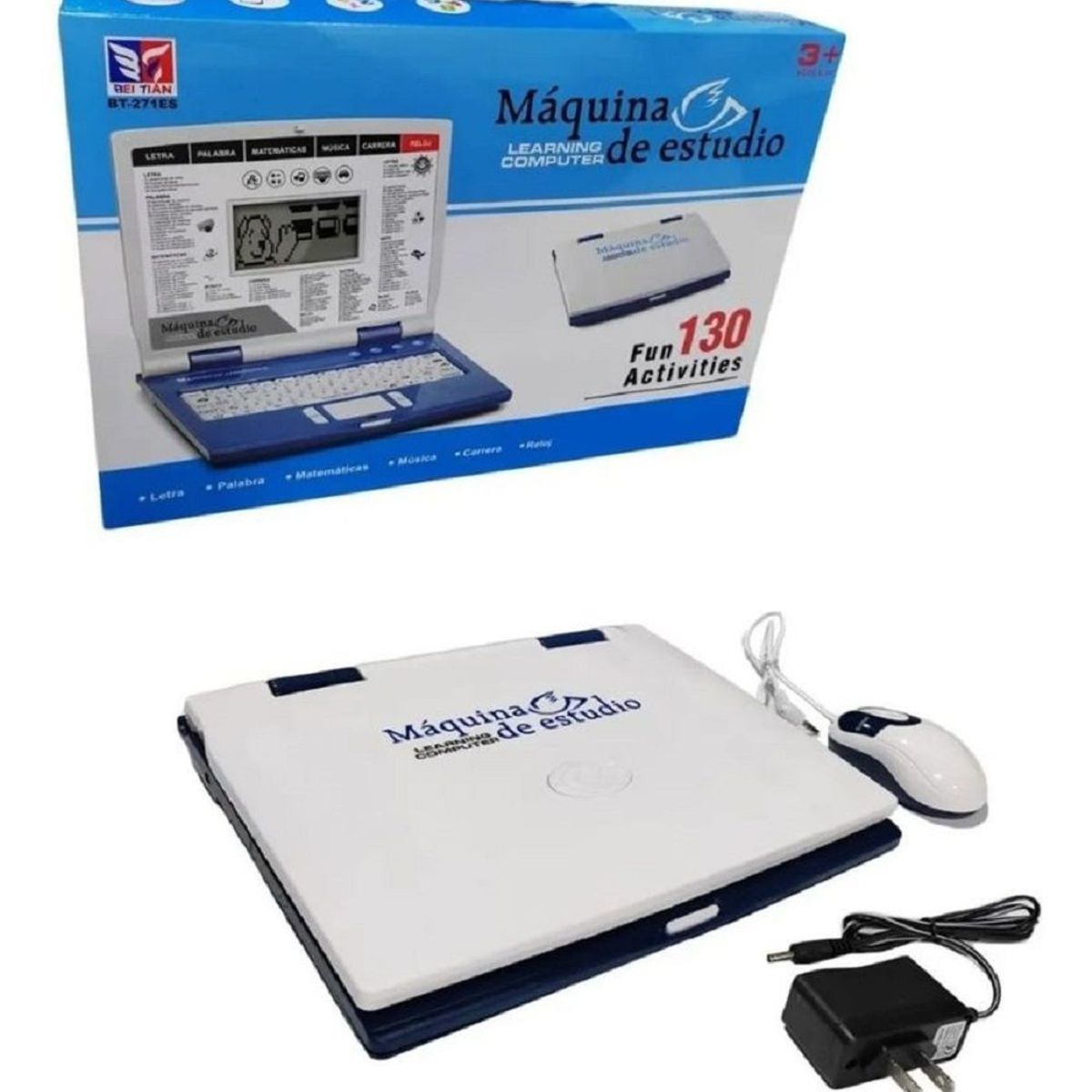 GENERICO - Computador Didáctico Para Niños Juguete 130 Funciones