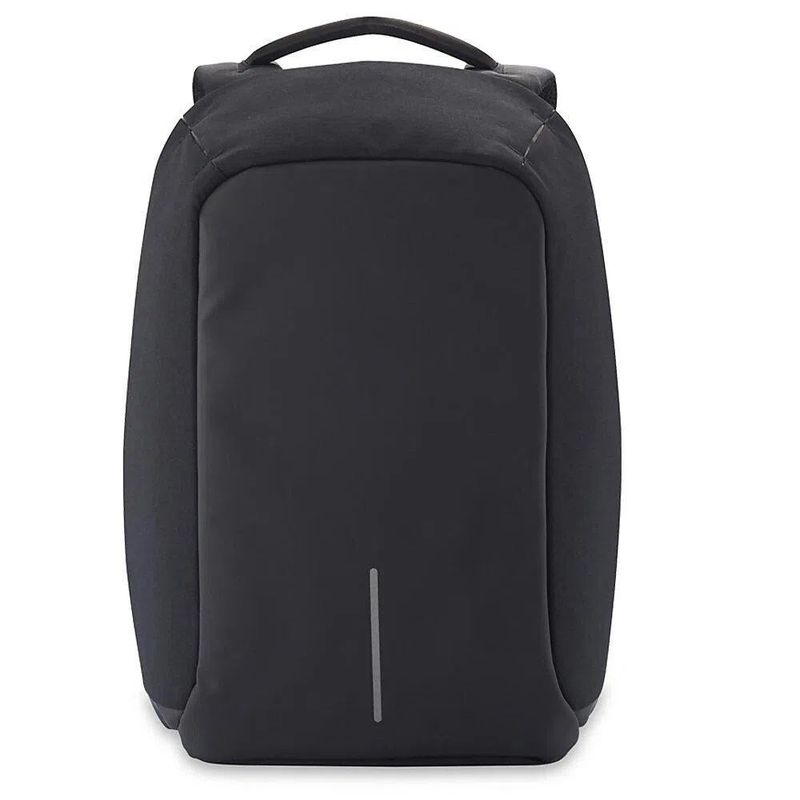 GENERICO - Morral Mochila morado Antirrobo negro Con Cargador Impermeable