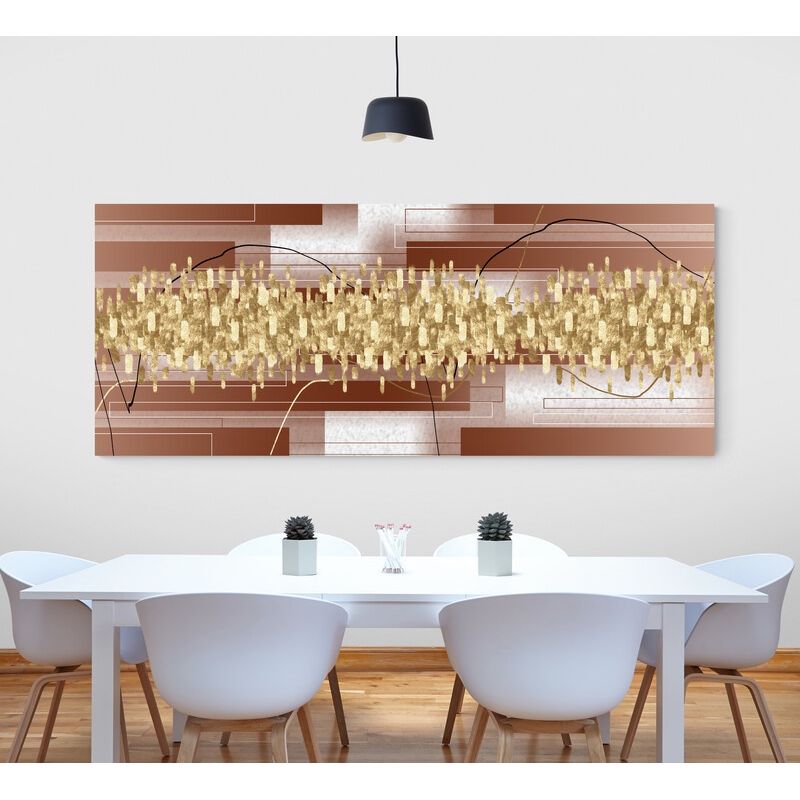TAYRONA STORE - Cuadro En Lienzo Para Comedor Diseño Minimalista 517 175x70cm