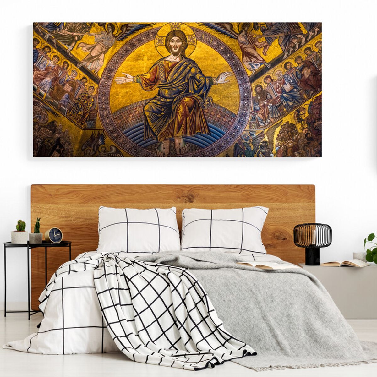 TAYRONA STORE - Cuadro En Lienzo Religioso Jesus Cristo 18 150x70cm