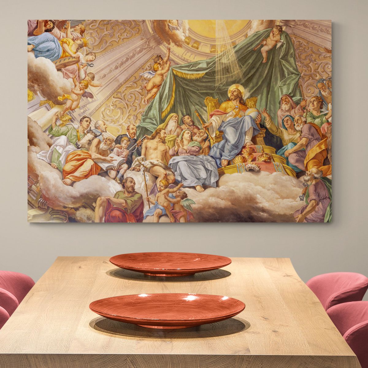 TAYRONA STORE - Cuadro En Lienzo Religioso Jesus Cristo 055 125x100cm