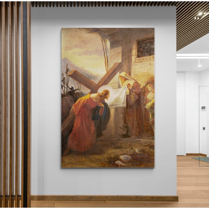 TAYRONA STORE - Cuadro En Lienzo Religioso Jesus Cristo 058 80x120cm