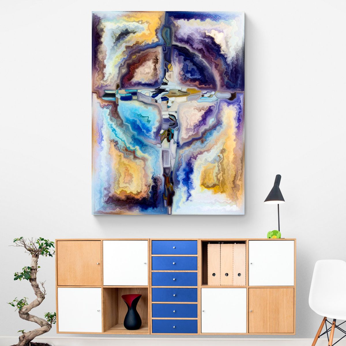 TAYRONA STORE - Cuadro En Lienzo Religioso Jesus Cristo 062 60x80cm