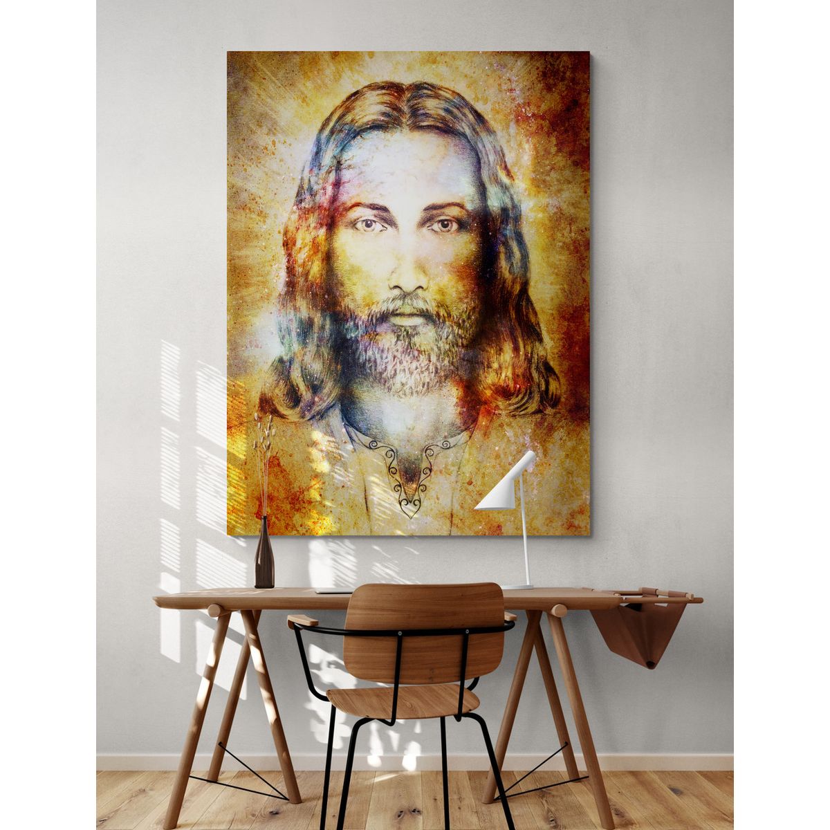 TAYRONA STORE - Cuadro En Lienzo Religioso Jesus Cristo 070 60x80cm