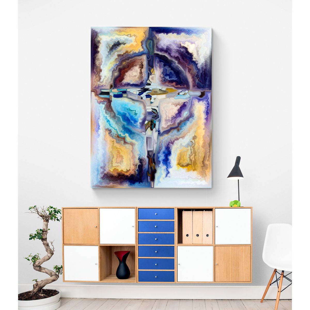 TAYRONA STORE - Cuadro En Lienzo Religioso Jesus Cristo 062 120x160cm