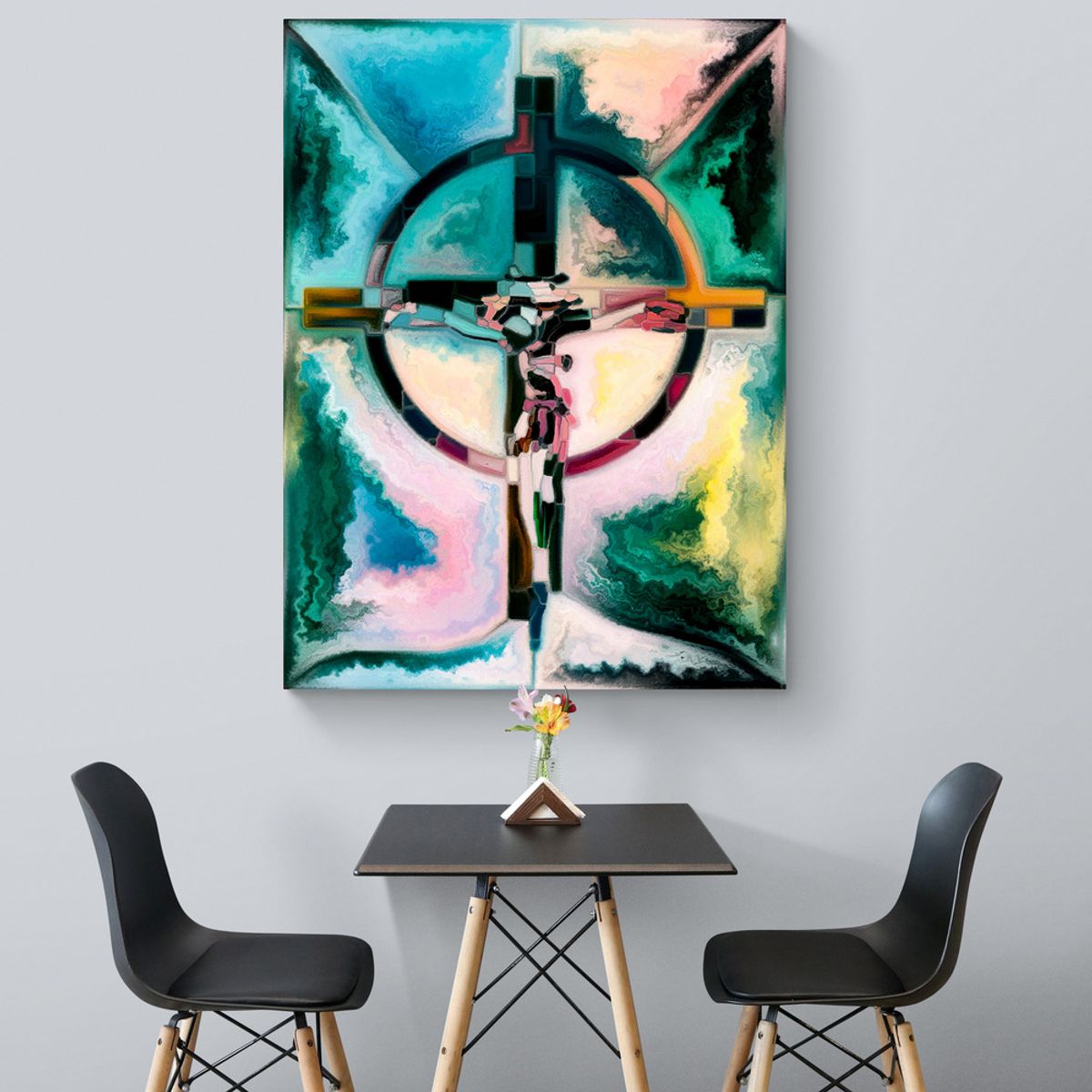TAYRONA STORE - Cuadro En Lienzo Religioso Jesus Cristo 063 60x80cm
