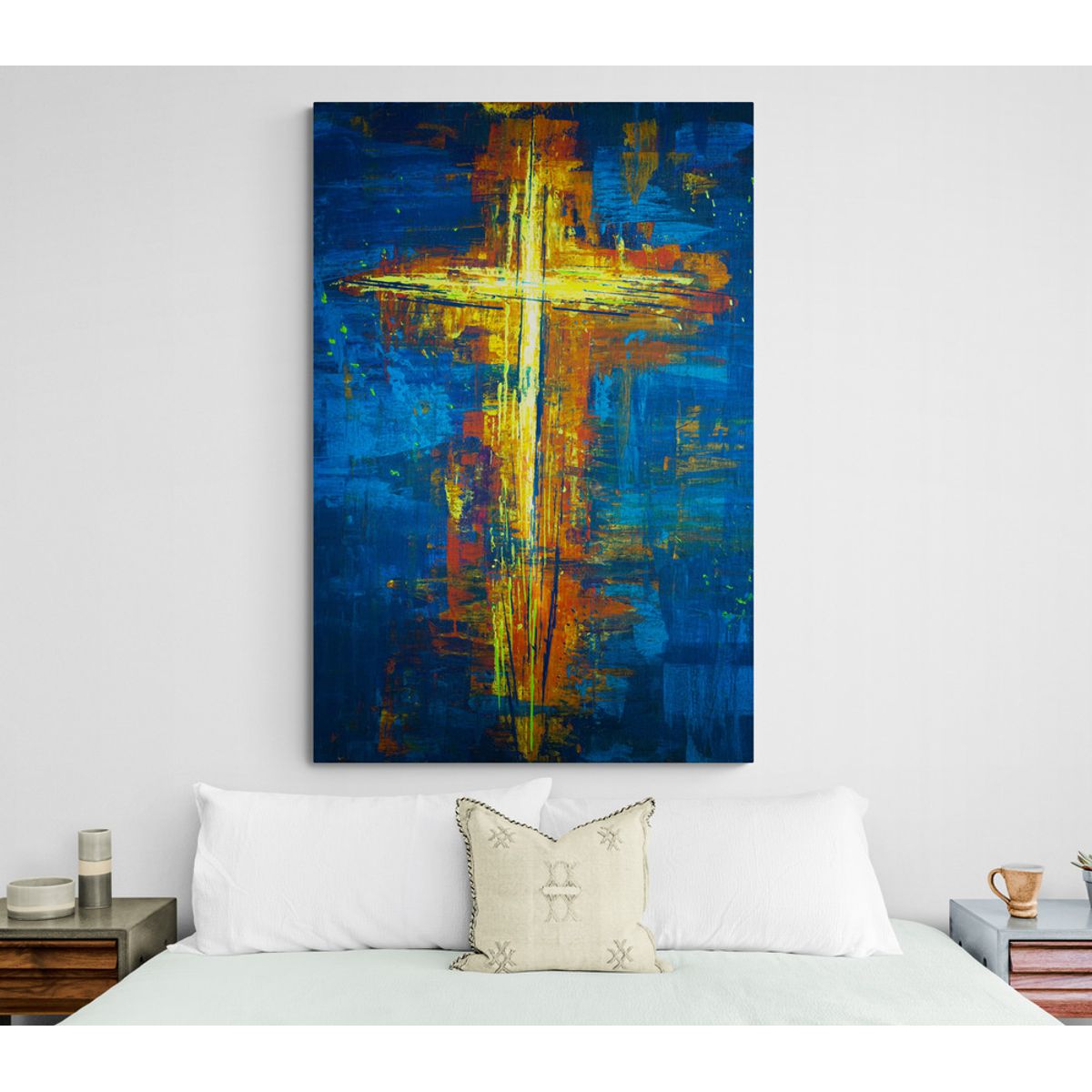 TAYRONA STORE - Cuadro En Lienzo Religioso Jesus Cristo 084 100x150cm