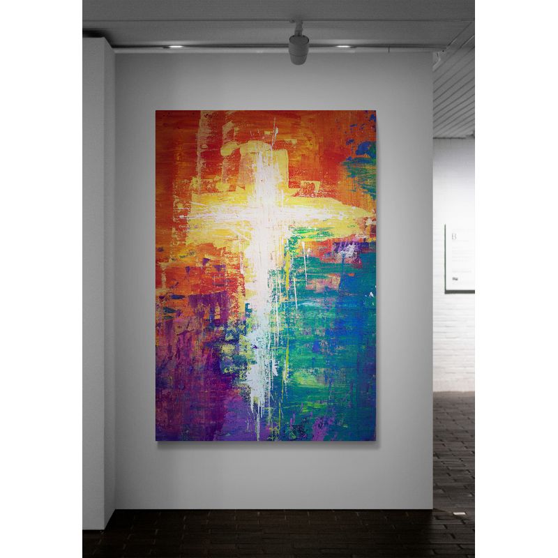 TAYRONA STORE - Cuadro En Lienzo Religioso Jesus Cristo 085 50x70cm
