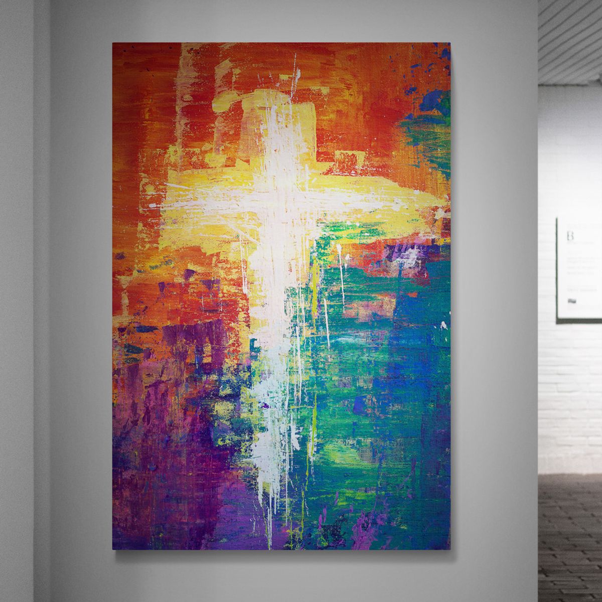 TAYRONA STORE - Cuadro En Lienzo Religioso Jesus Cristo 085 70x100cm