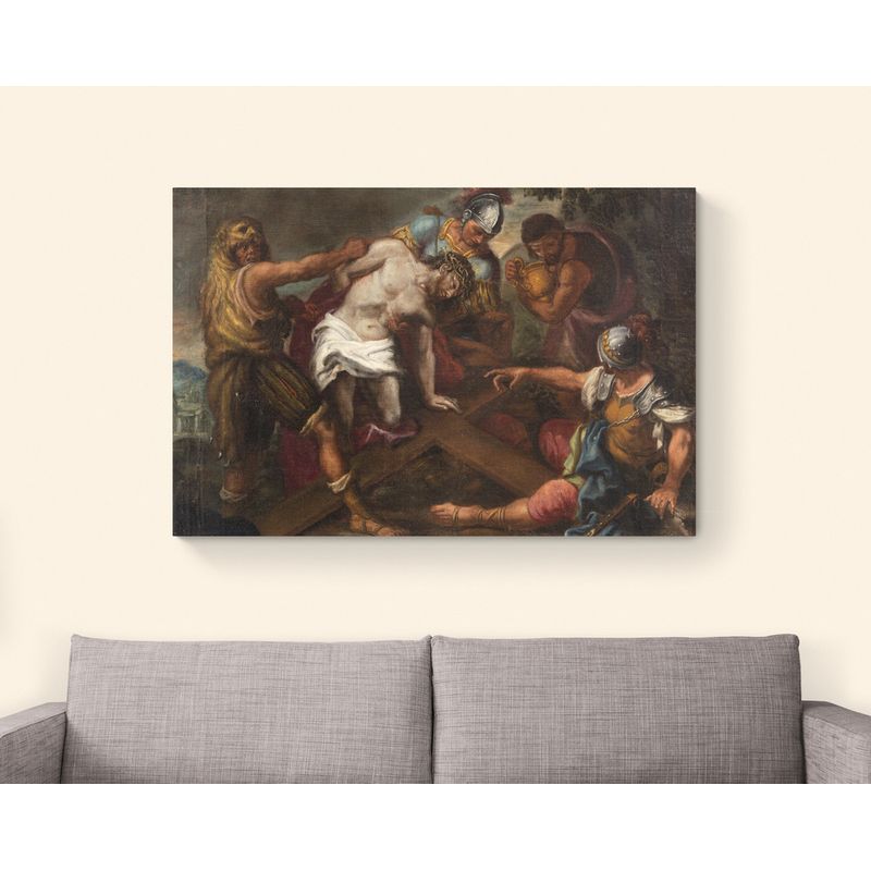TAYRONA STORE - Cuadro En Lienzo Religioso Jesus Cristo 098 100x70cm