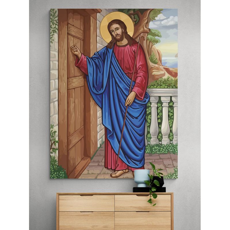TAYRONA STORE - Cuadro En Lienzo Religioso Jesus Cristo 110 75x100cm