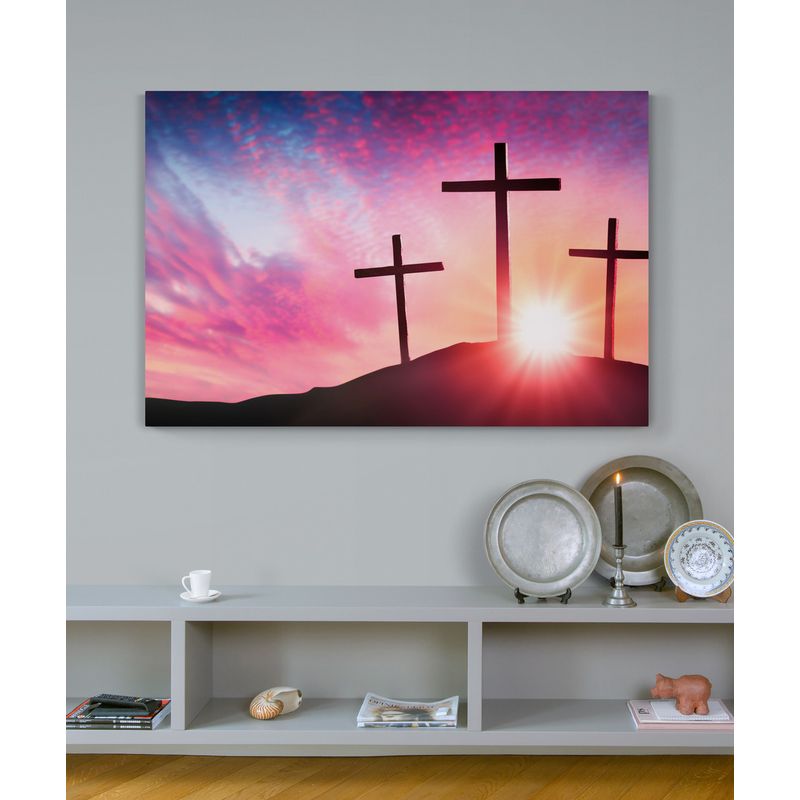 TAYRONA STORE - Cuadro En Lienzo Religioso Jesus Cristo 21 100x70cm