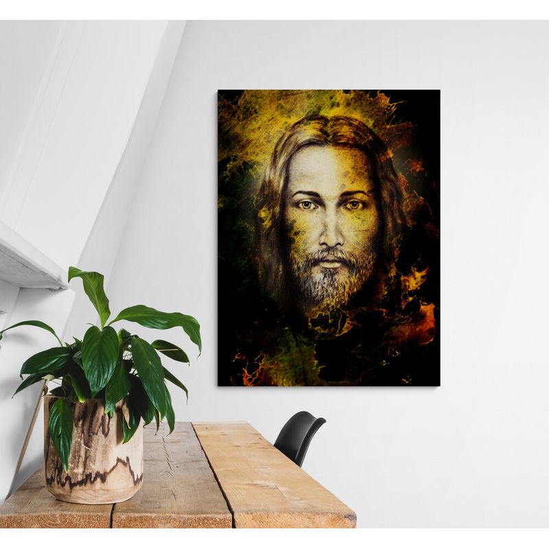 TAYRONA STORE - Cuadro En Lienzo Religioso Jesus Cristo 24-1 60x80cm