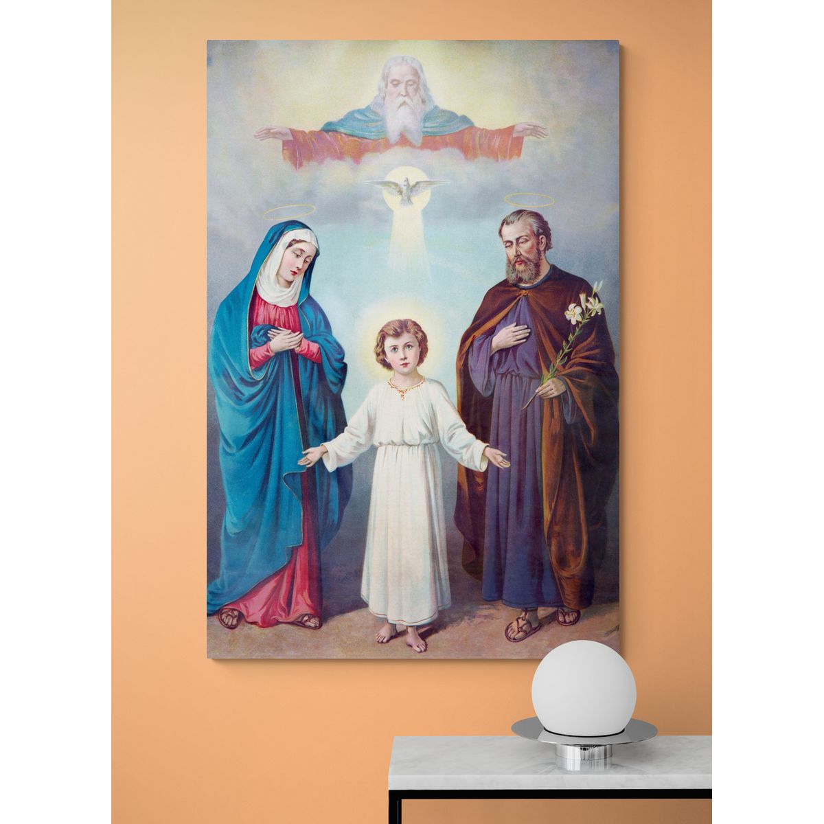 TAYRONA STORE - Cuadro En Lienzo Religioso Sagrada Familia 04 50x70cm