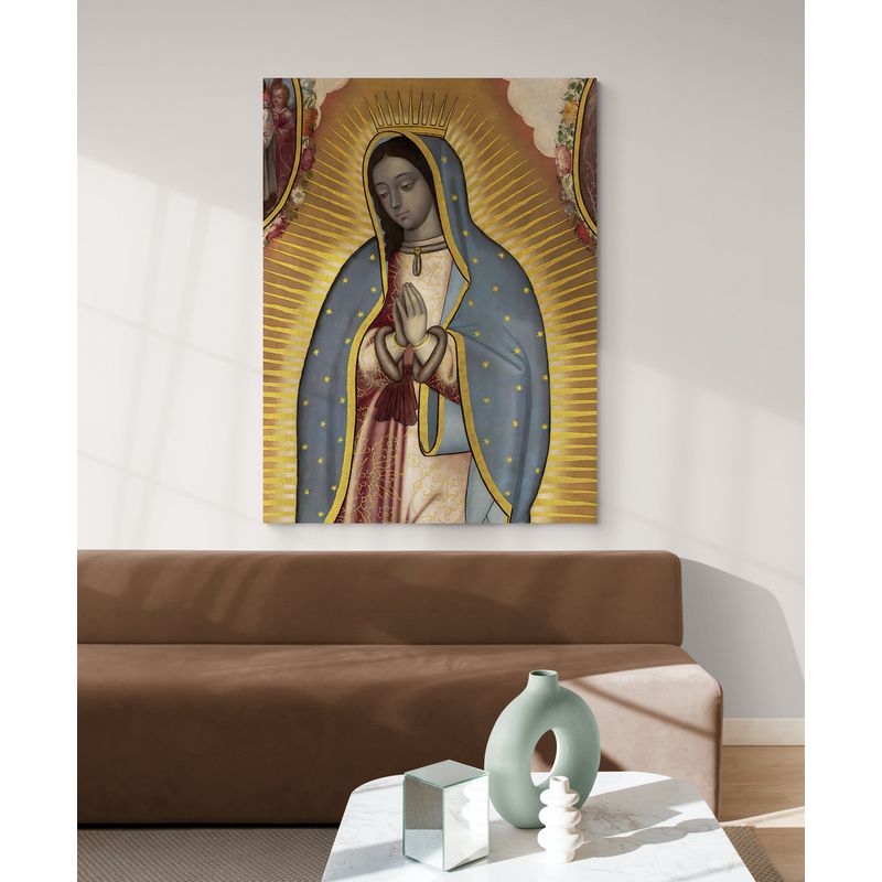 TAYRONA STORE - Cuadro En Lienzo Religioso Virgen De Guadalupe 025 60x80cm