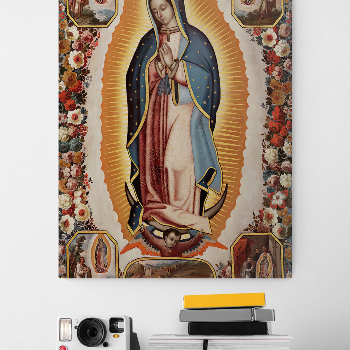TAYRONA STORE - Cuadro En Lienzo Religioso Virgen De Guadalupe 032 60x75cm