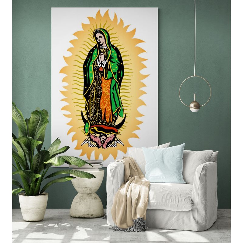 TAYRONA STORE - Cuadro En Lienzo Religioso Virgen De Guadalupe 034 50x70cm