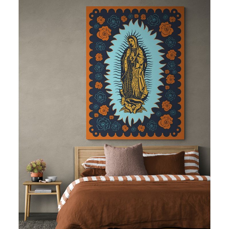 TAYRONA STORE - Cuadro En Lienzo Religioso Virgen De Guadalupe 035 75x100cm