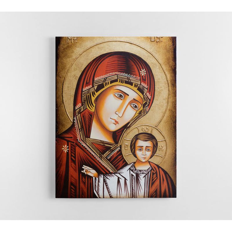 TAYRONA STORE - Cuadro En Lienzo Religioso Virgen Maria 03 100x135cm