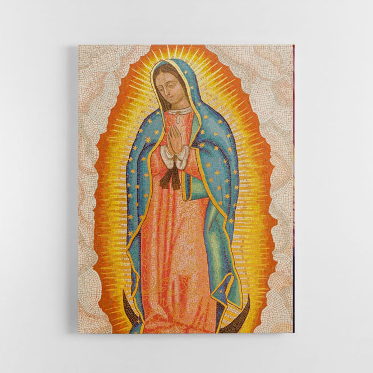 TAYRONA STORE - Cuadro En Lienzo Religioso Virgen Maria 06 75x100cm