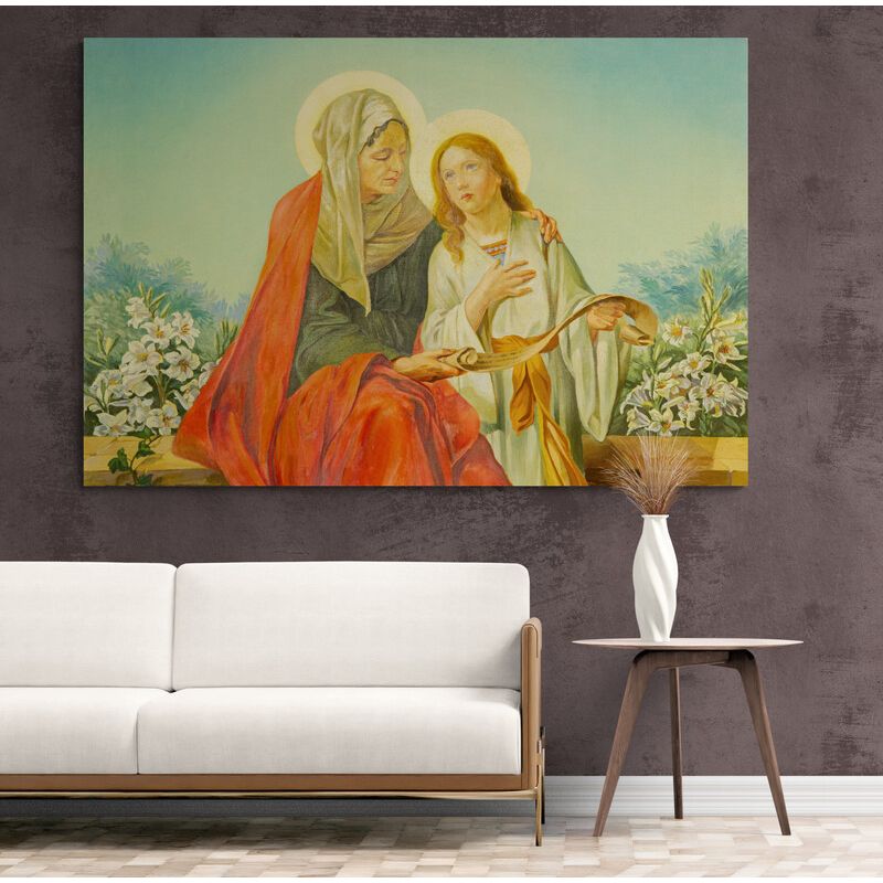TAYRONA STORE - Cuadro En Lienzo Religioso Virgen Maria 067 100x70cm