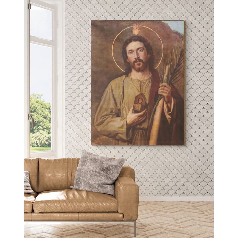 TAYRONA STORE - Cuadro En Lienzo Religioso San Jose 008 75x100cm