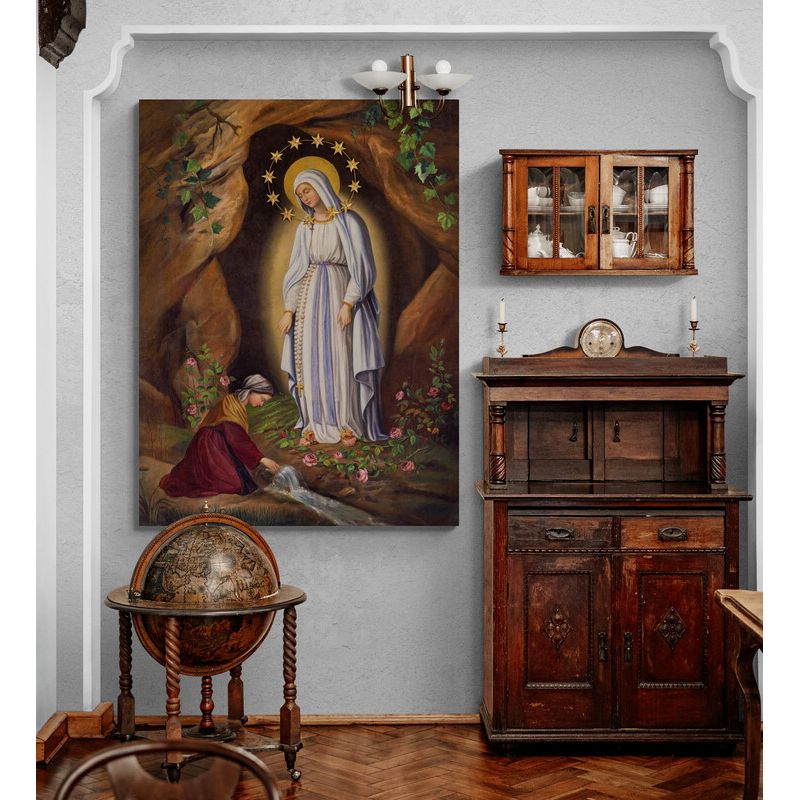 TAYRONA STORE - Cuadro En Lienzo Religioso Virgen Maria 066 120x160cm