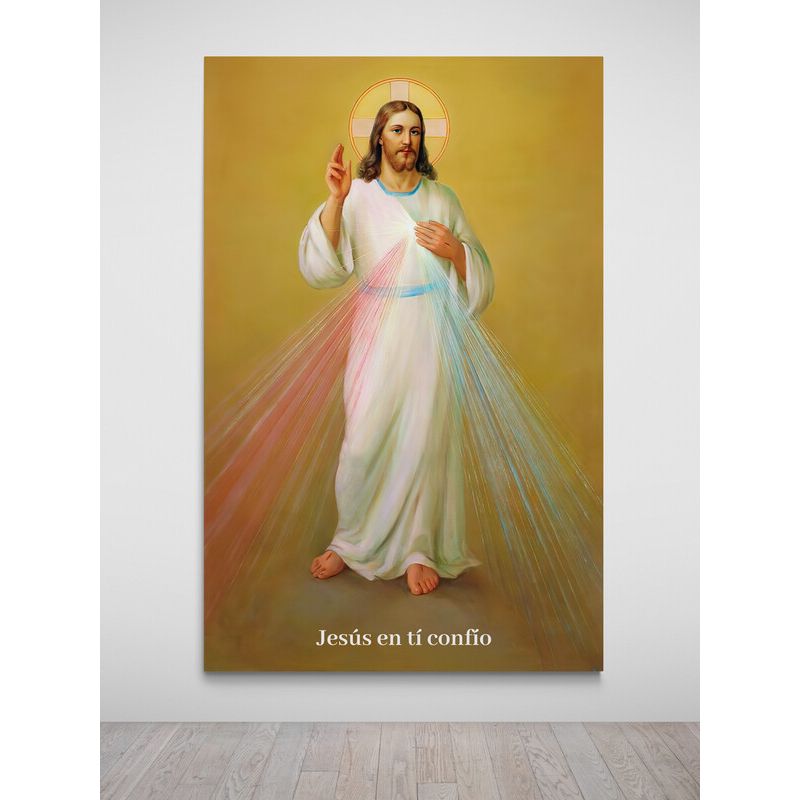 TAYRONA STORE - Cuadro Lienzo Religion Jesus Divina Misericordia 011 35x50cm