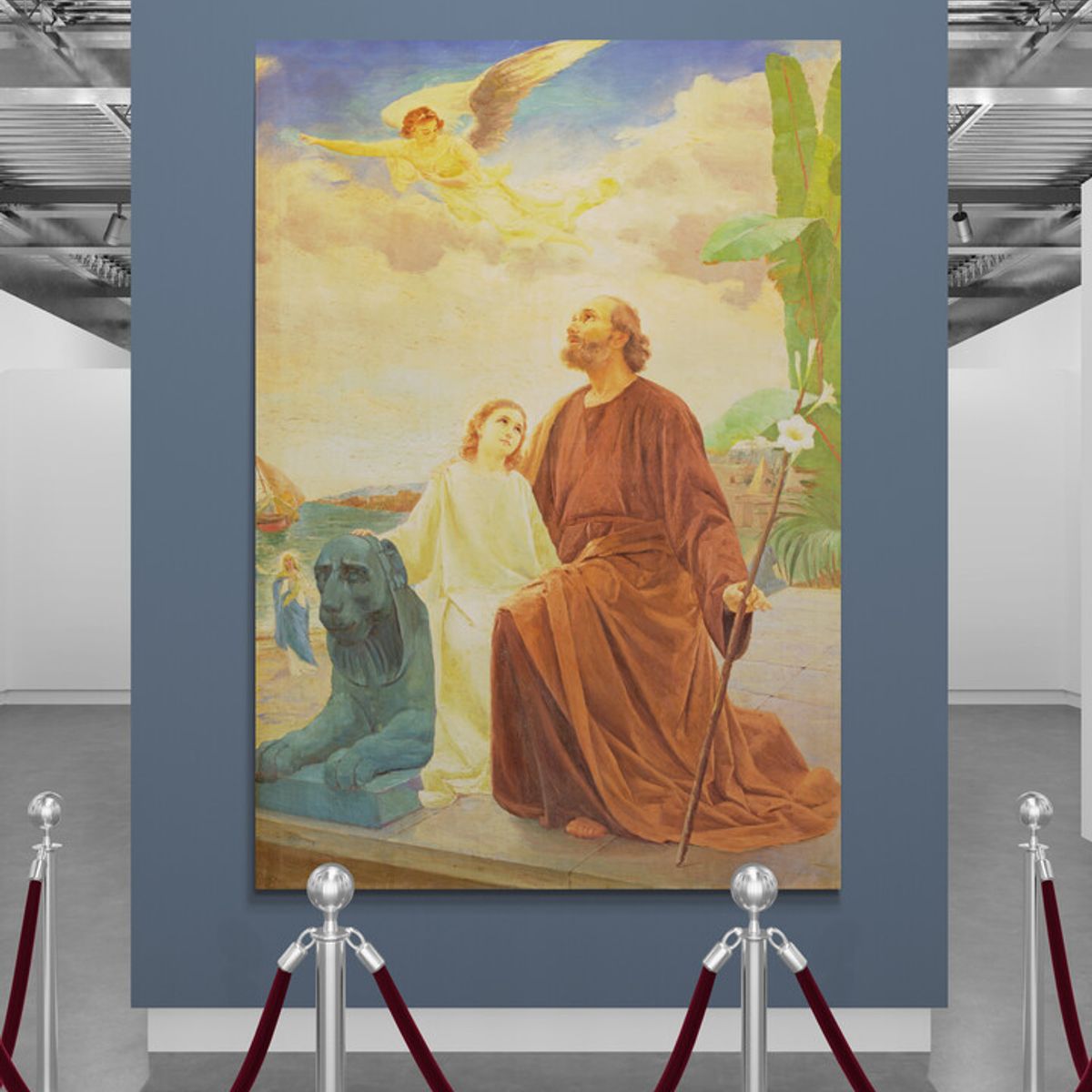 TAYRONA STORE - Cuadro En Lienzo Religioso San Jose 005 35x50cm