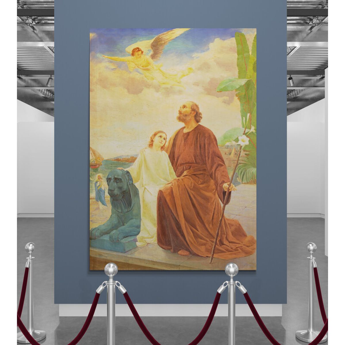 TAYRONA STORE - Cuadro En Lienzo Religioso San Jose 005 35x50cm