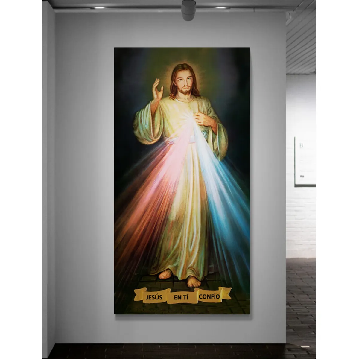 TAYRONA STORE - Cuadro Lienzo Religion Divina Misericordia 008 60x110cm