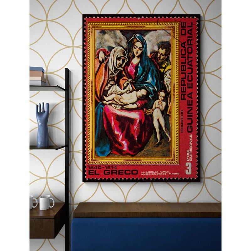 TAYRONA STORE - Cuadro En Lienzo Religioso Sagrada Familia 035 50x70cm