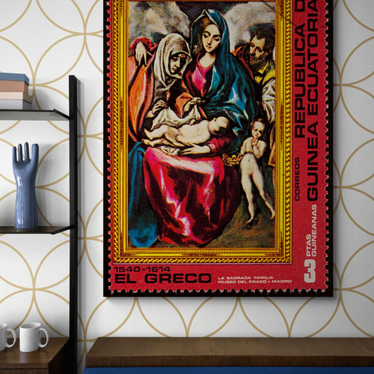 TAYRONA STORE - Cuadro En Lienzo Religioso Sagrada Familia 035 80x120cm