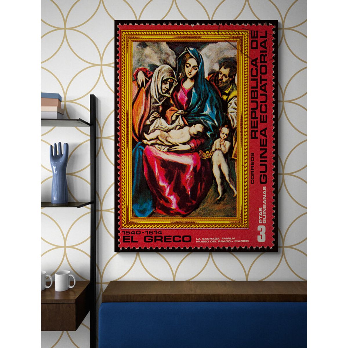 TAYRONA STORE - Cuadro En Lienzo Religioso Sagrada Familia 035 100x150cm