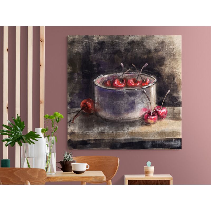 TAYRONA STORE - Cuadro En Lienzo Para Comedor Bodegon Frutas 111 90x90cm
