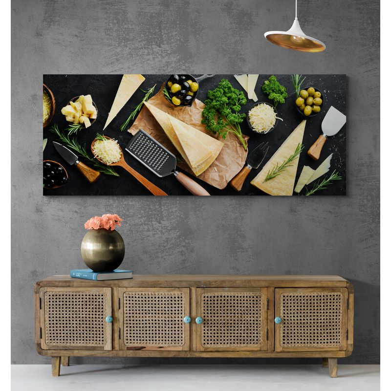 TAYRONA STORE - Cuadro En Lienzo Para Comedor Bodegon 156 100x40cm