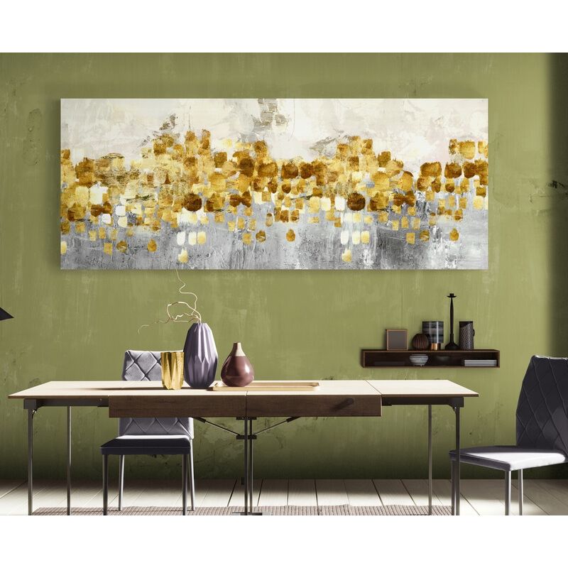 TAYRONA STORE - Cuadro En Lienzo Para Comedor Diseño Minimalista 493 100x40cm