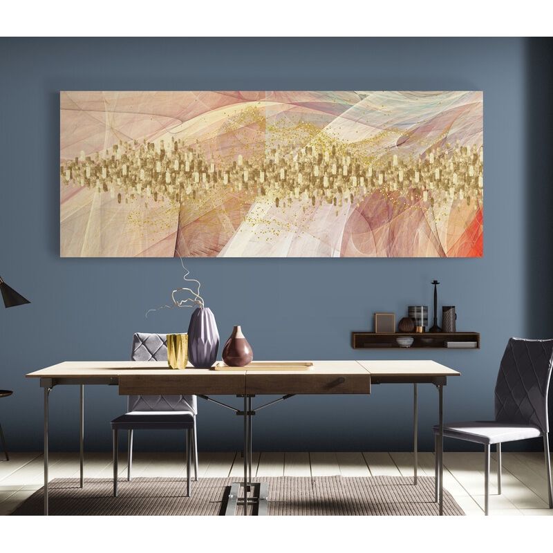 TAYRONA STORE - Cuadro En Lienzo Para Comedor Diseño Minimalista 500 100x40cm