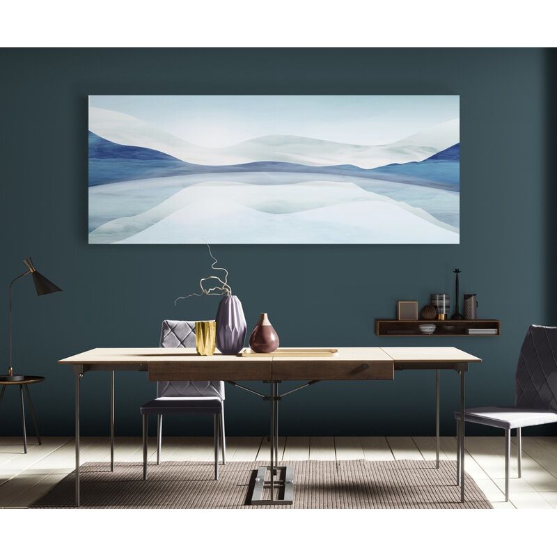 TAYRONA STORE - Cuadro En Lienzo Para Comedor Montañas Minimalistas 001 100x40cm
