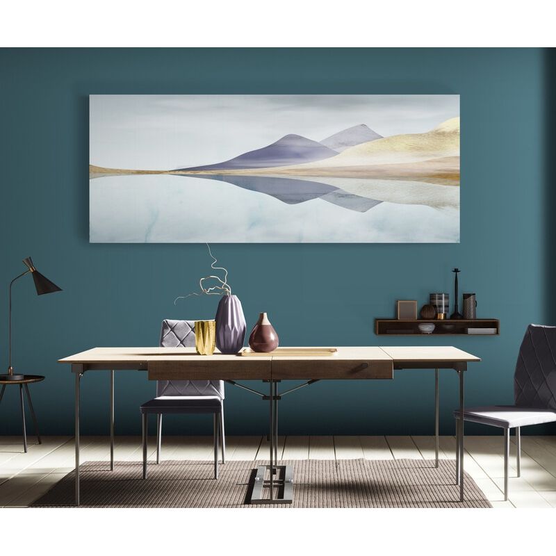 TAYRONA STORE - Cuadro En Lienzo Para Comedor Montañas Minimalistas 002 100x40cm