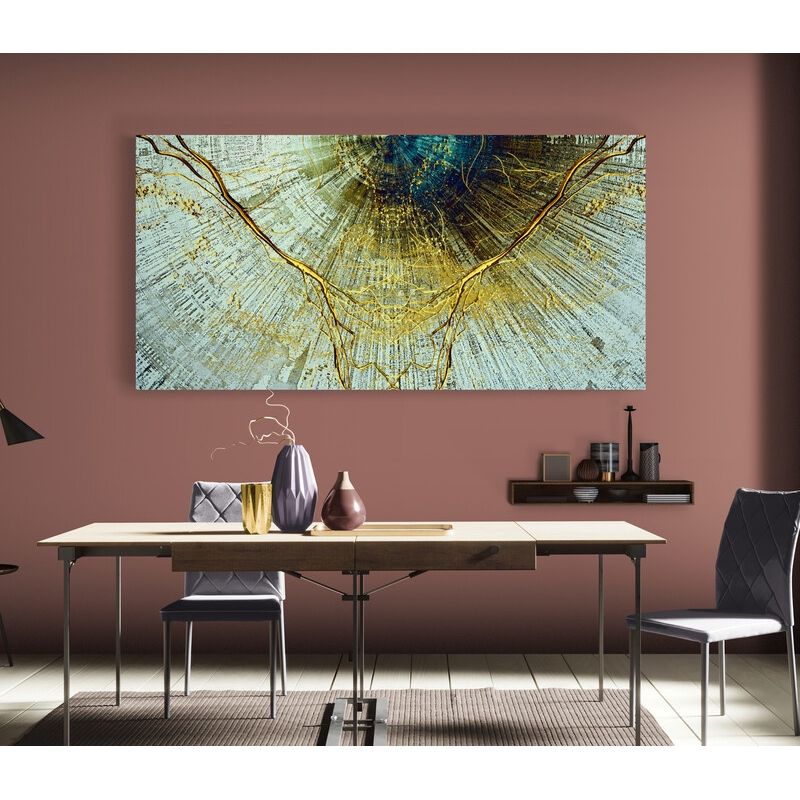 TAYRONA STORE - Cuadro En Lienzo Para Comedor Diseño Minimalista 511 150x70cm