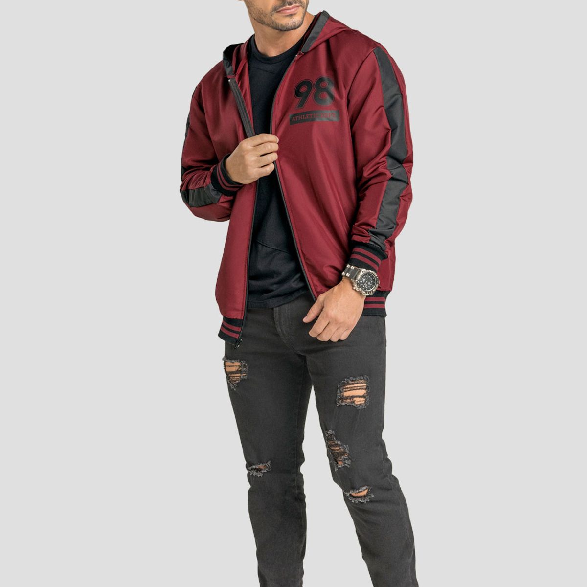 MARKETING PERSONAL - Chaqueta Hombre Rojo Mp 231