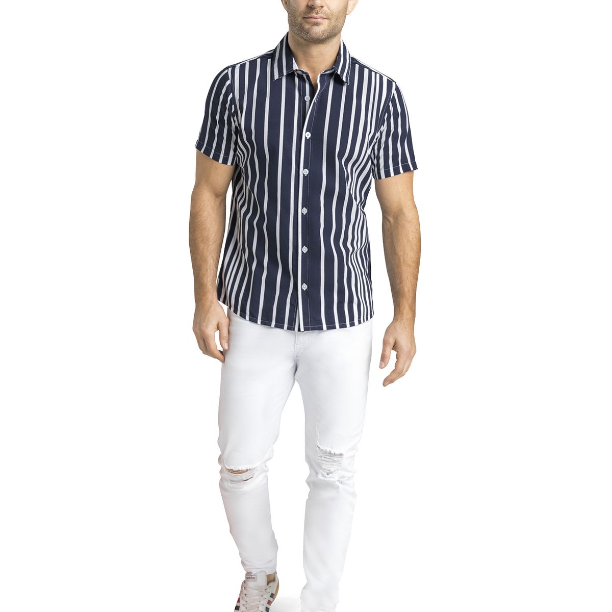 MARKETING PERSONAL - Camisa Hombre Azul Mp 555